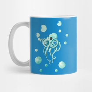 Octopus so Blue Mug